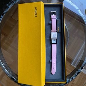 pink Fendi watch